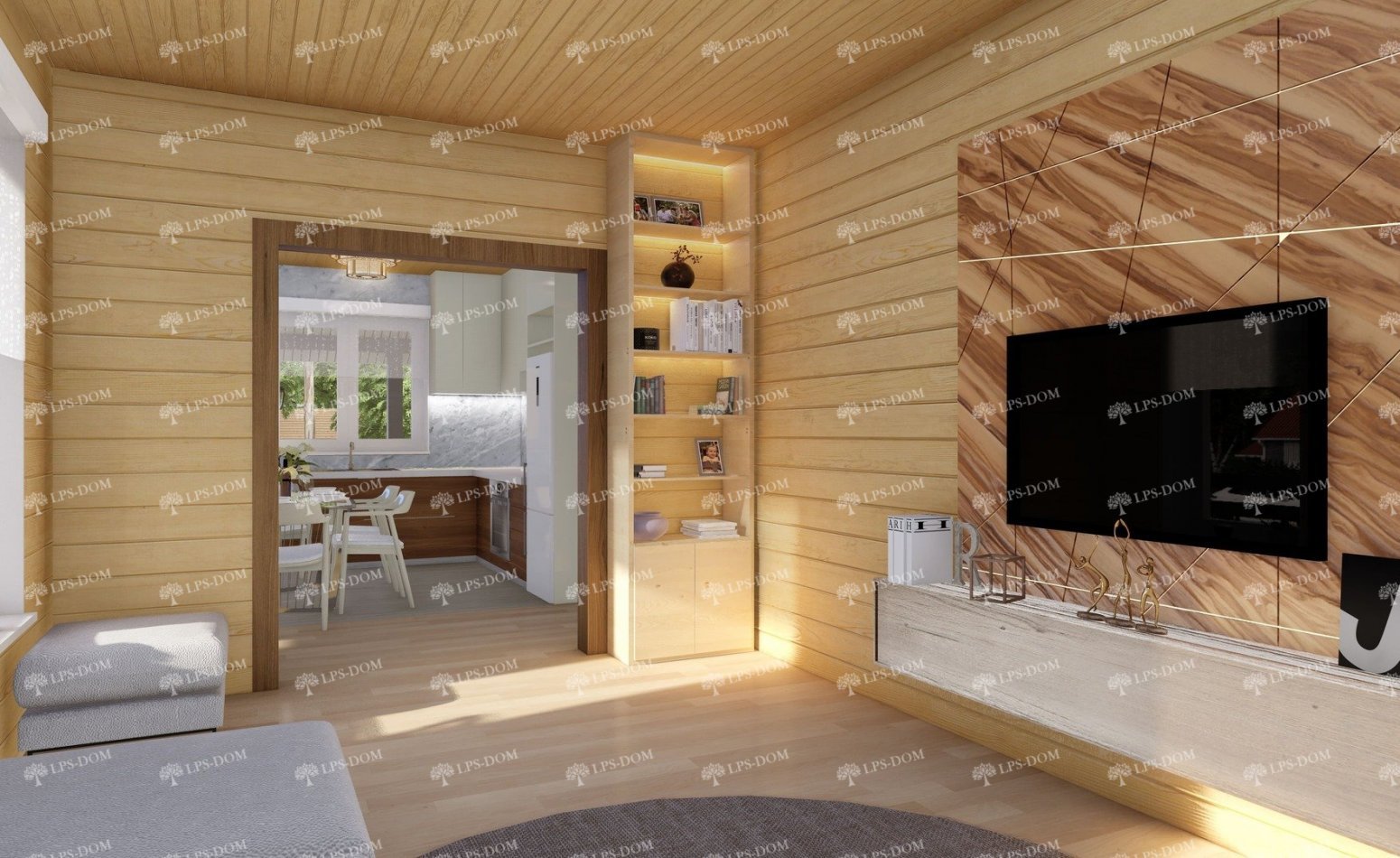 КАРКАСНЫЙ ДОМ КАГОСИМО фото интерьера 8