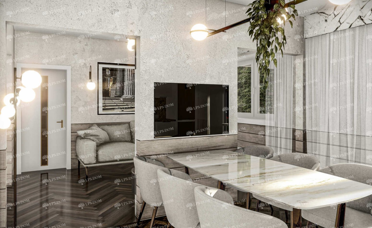 КАРКАСНЫЙ ДОМ АЛЬМАГРО фото интерьера 7