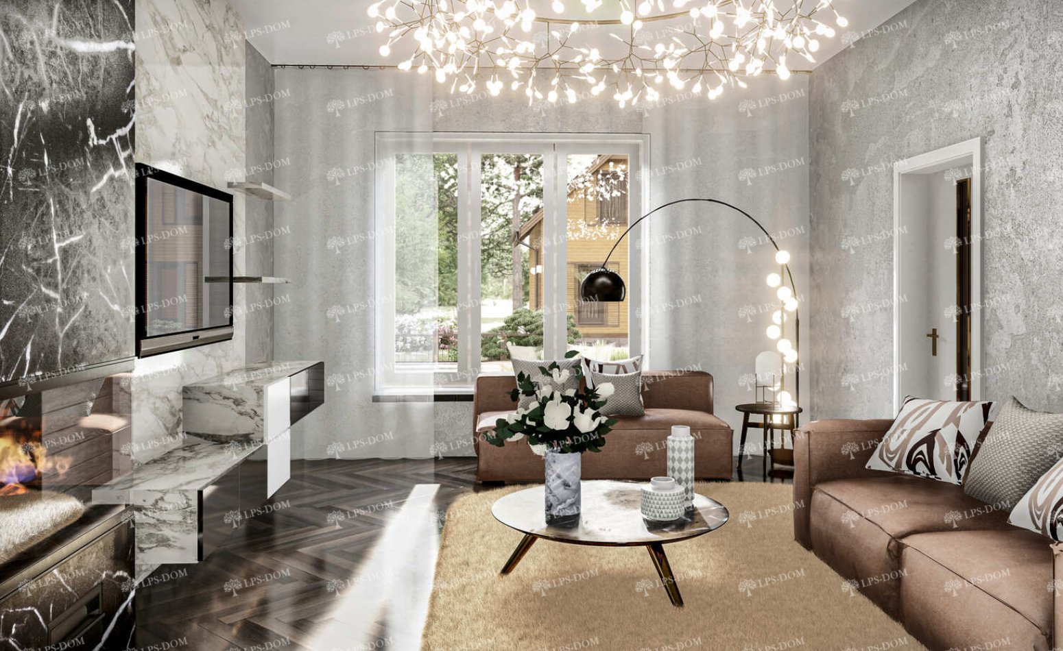 КАРКАСНЫЙ ДОМ ГАП фото интерьера 6