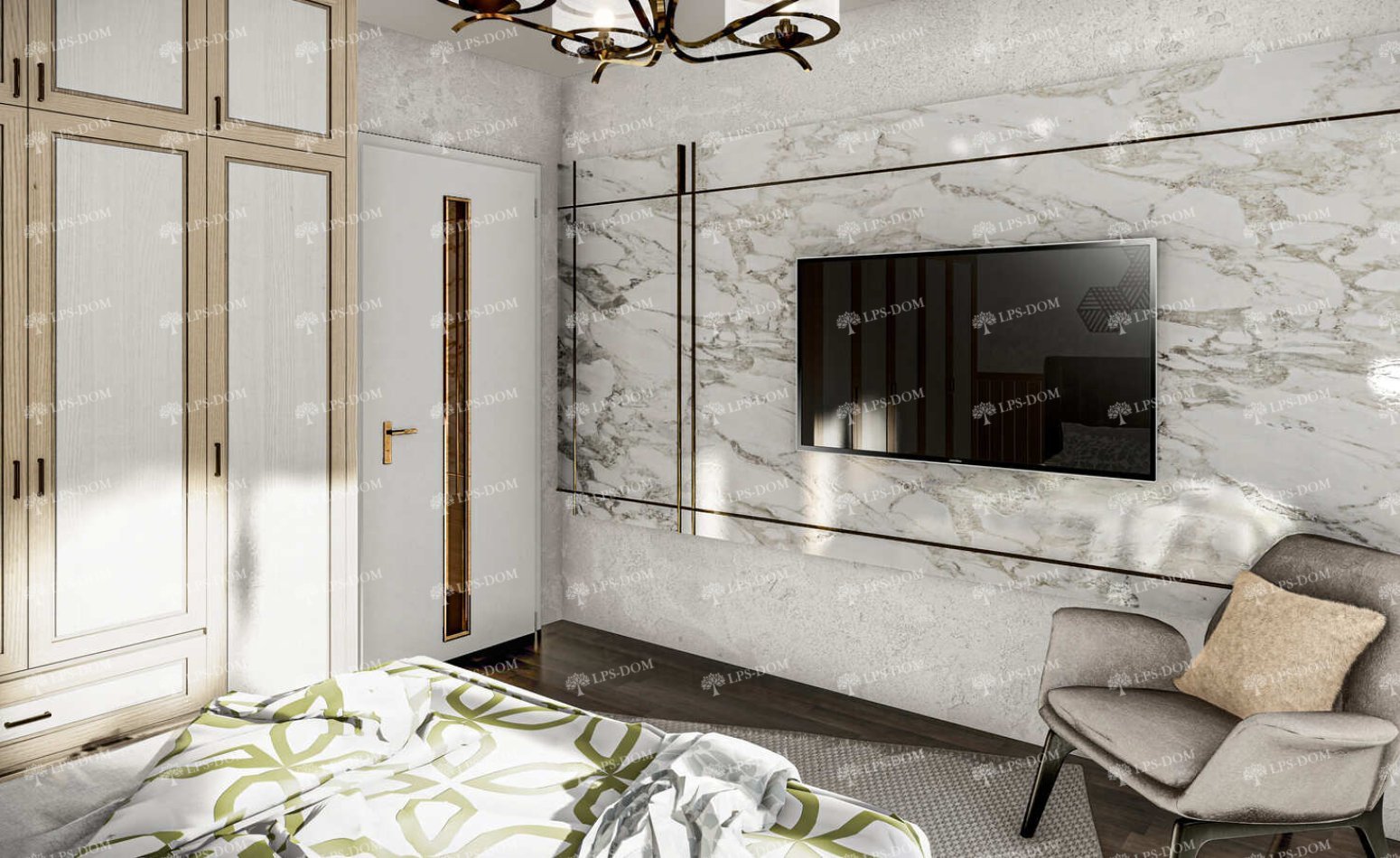 КАРКАСНЫЙ ДОМ БОРДО фото интерьера 12