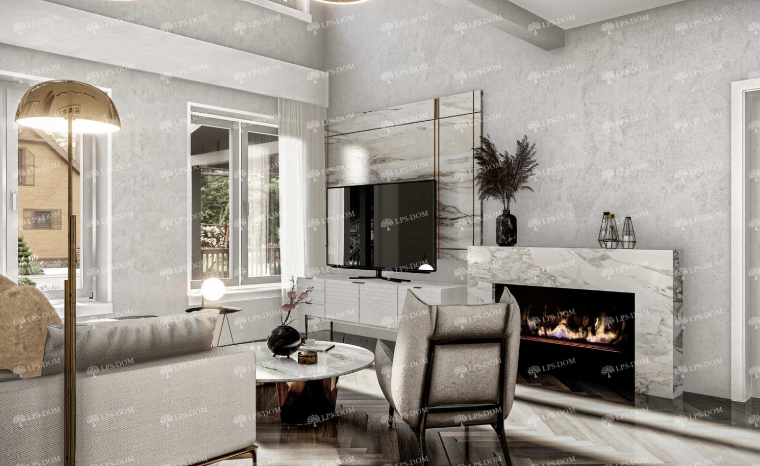 КАРКАСНЫЙ ДОМ ГРАЦ фото интерьера 15