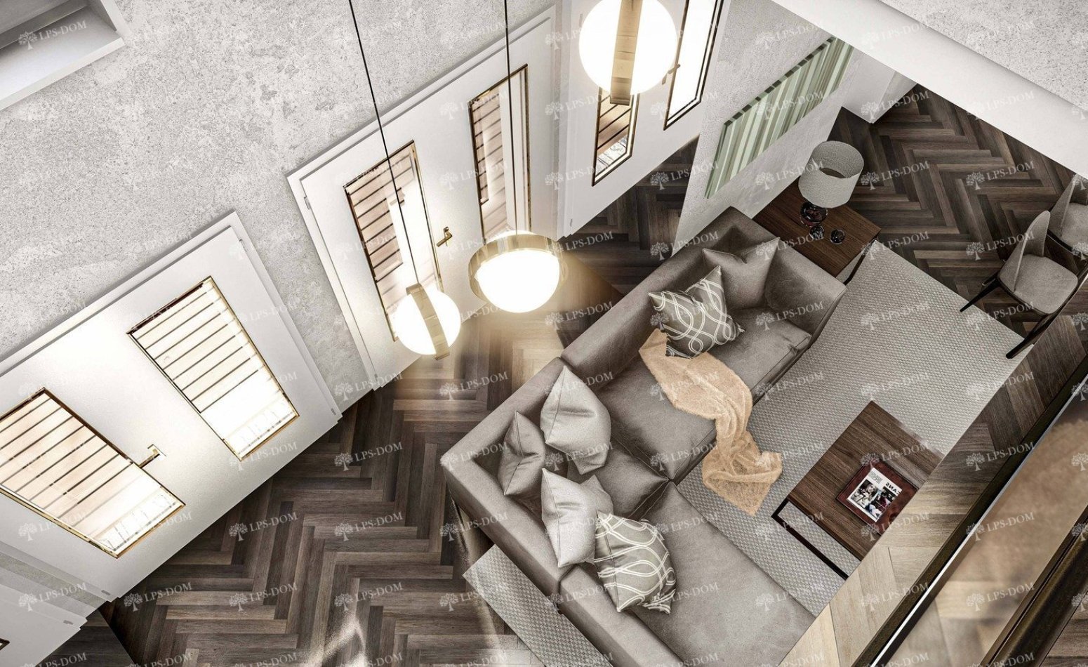 КАРКАСНЫЙ ДОМ ПЕРУДЖА фото интерьера 6