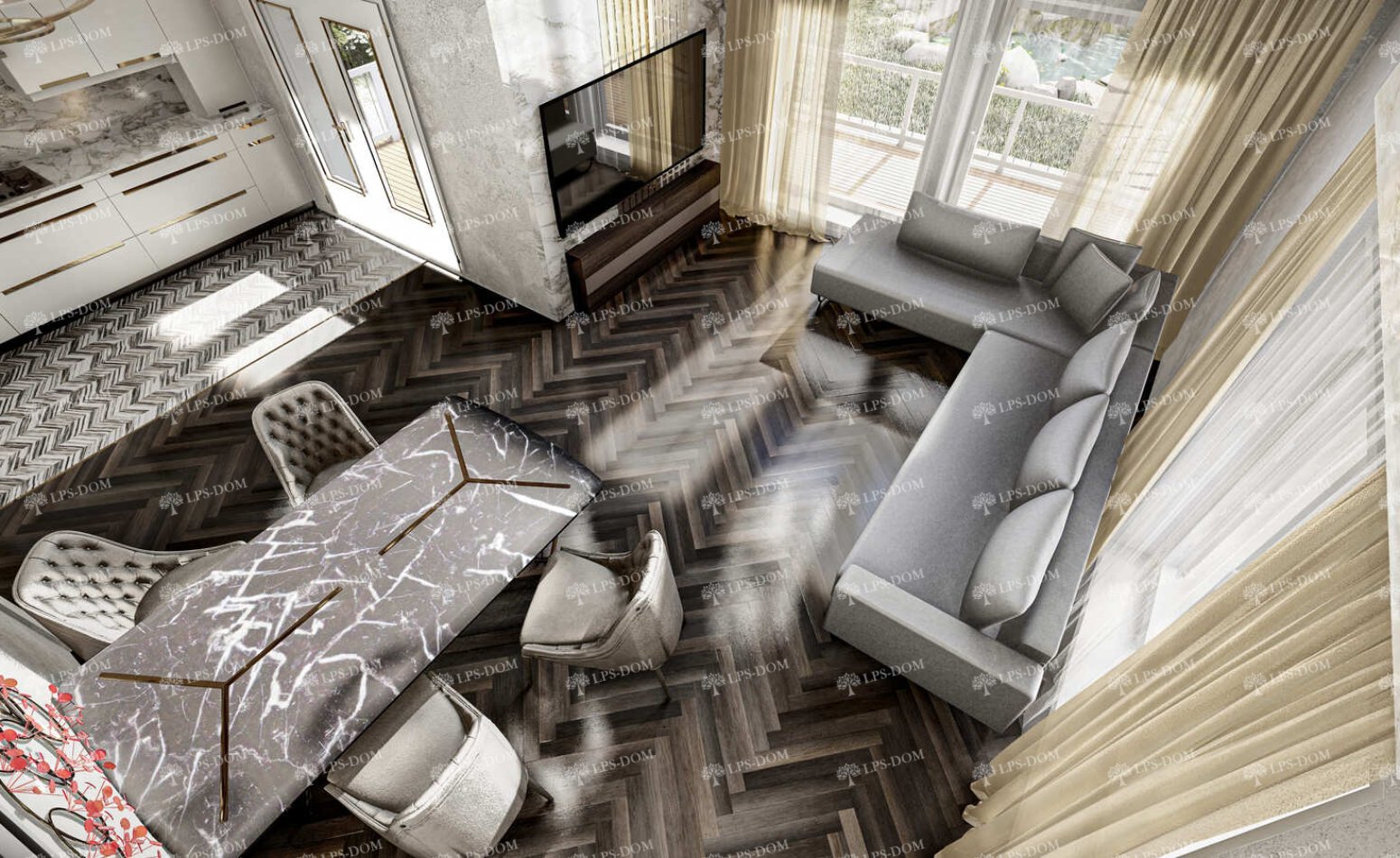 КАРКАСНЫЙ ДОМ НИМ фото интерьера 10