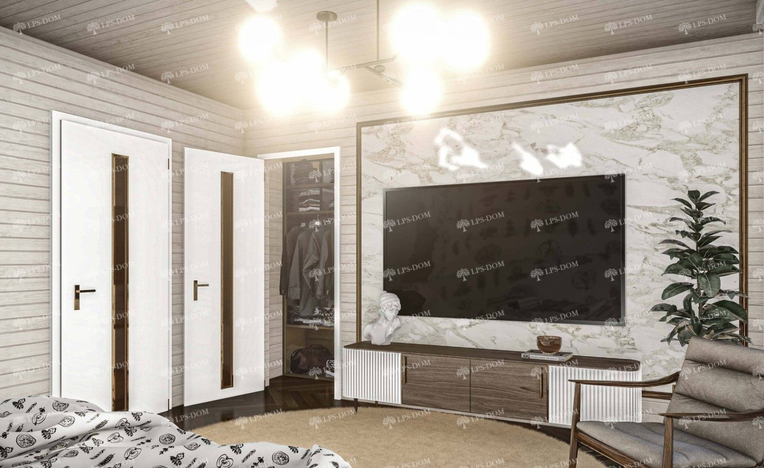 КАРКАСНЫЙ ДОМ АЛЬТА фото интерьера 5