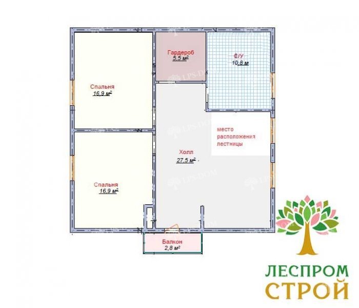 КАРКАСНЫЙ ДОМ РУСЛАНА планировка 2