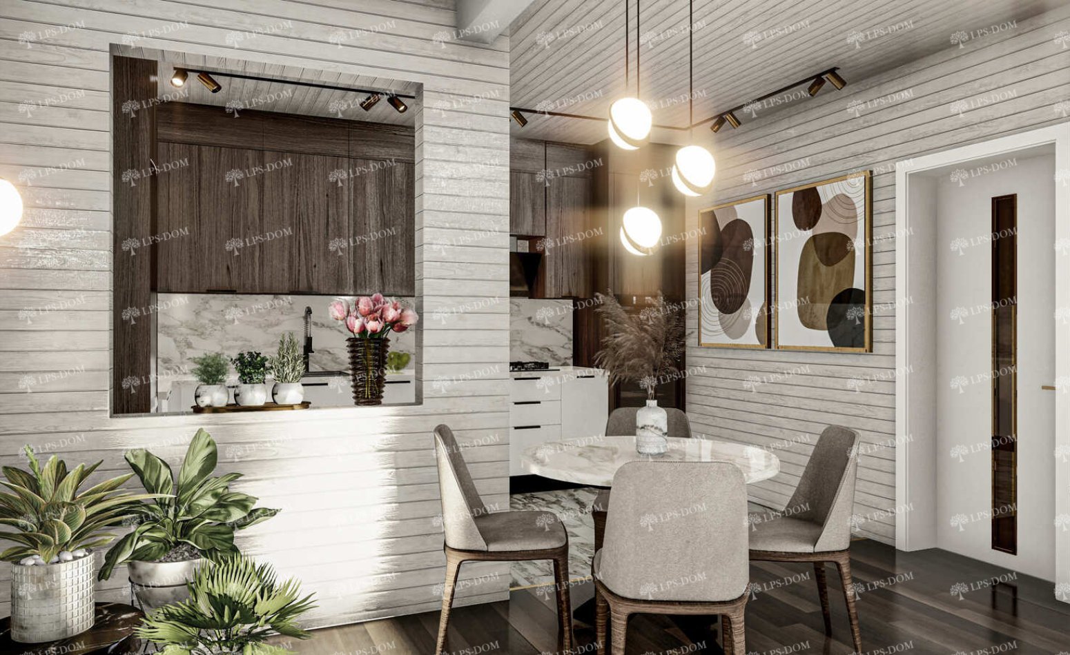 КАРКАСНЫЙ ДОМ КЕМПАР фото интерьера 3