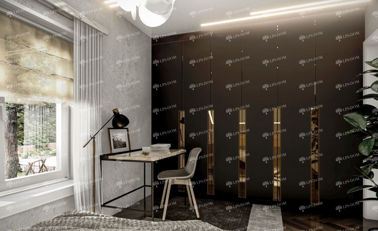 КАРКАСНЫЙ ДОМ СОВИНЬОН фото интерьера 5