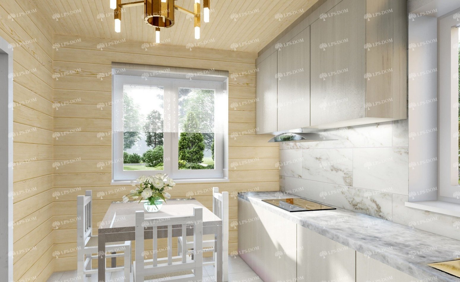 КАРКАСНЫЙ ДОМ ОТТАВА фото интерьера 3