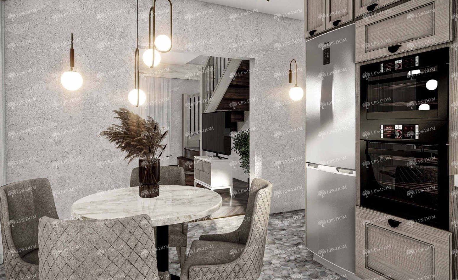 КАРКАСНЫЙ ДОМ ФЛОРЕНЦИЯ фото интерьера 10