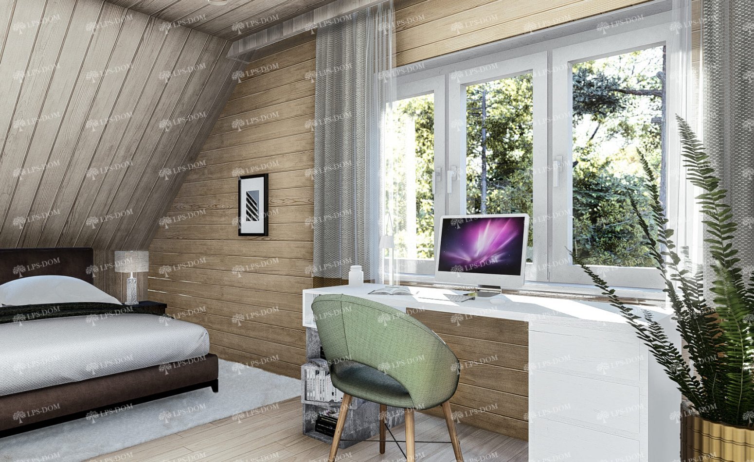 КАРКАСНЫЙ ДОМ РОЛИ фото интерьера 8