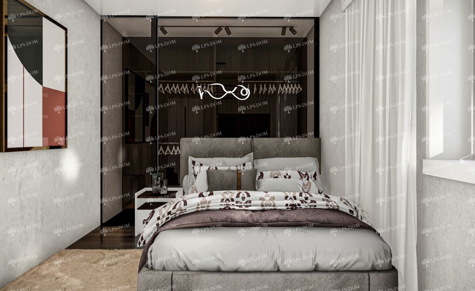 КАРКАСНЫЙ ДОМ САН ДЕНИ фото интерьера 8