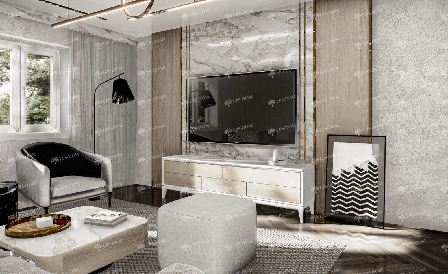 КАРКАСНЫЙ ДОМ КИРКИНЕС фото интерьера 8