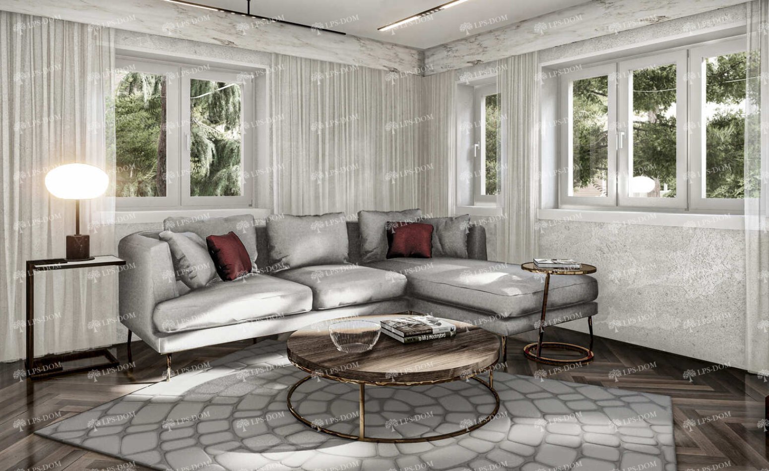 КАРКАСНЫЙ ДОМ НЕПТУН фото интерьера 9