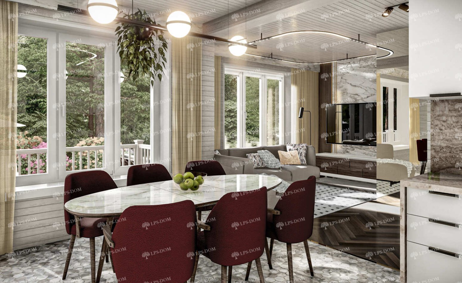 КАРКАСНЫЙ ДОМ НАГАСАКИ фото интерьера 9