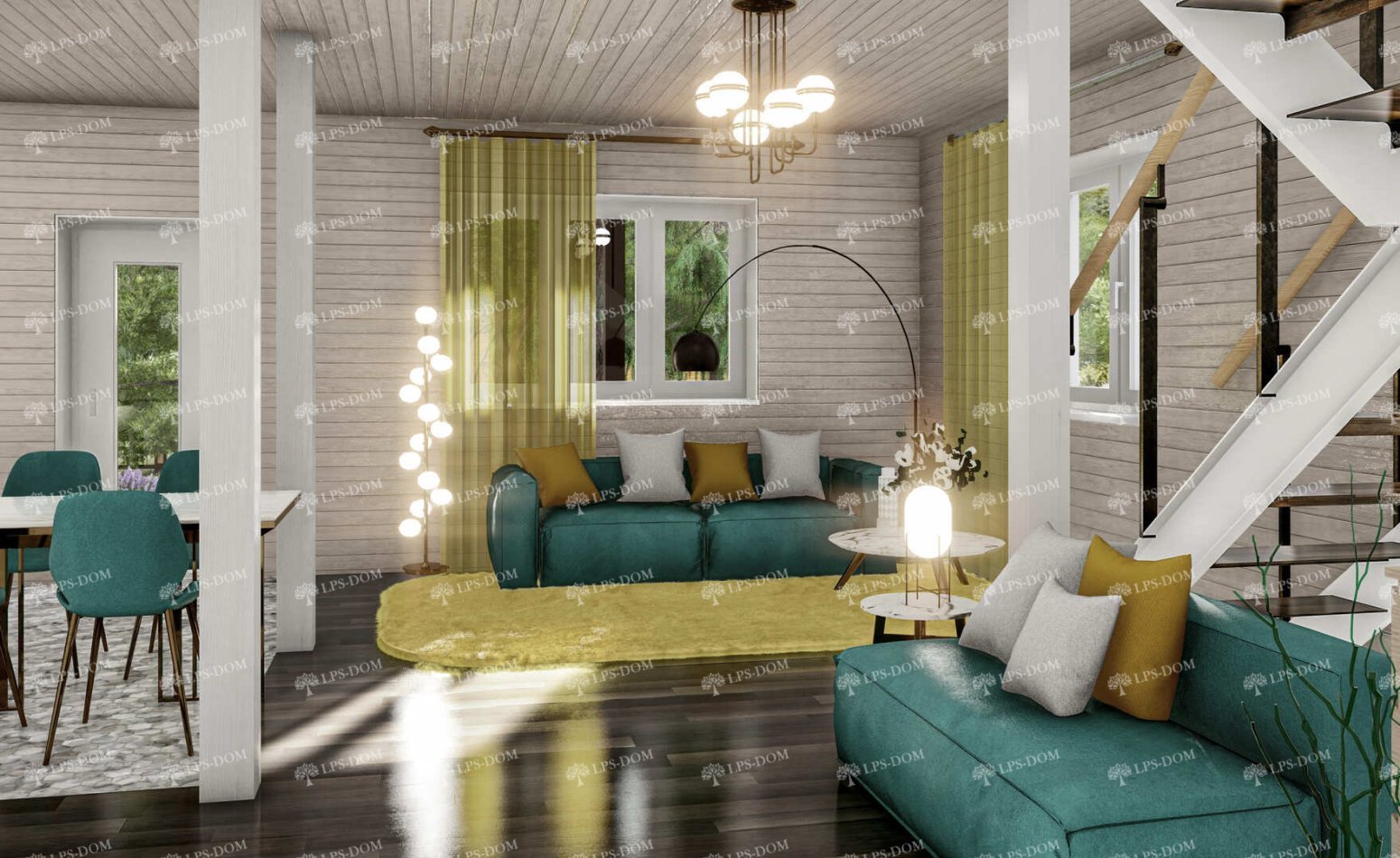 КАРКАСНЫЙ ДОМ ЛОМБАРДИЯ фото интерьера 5