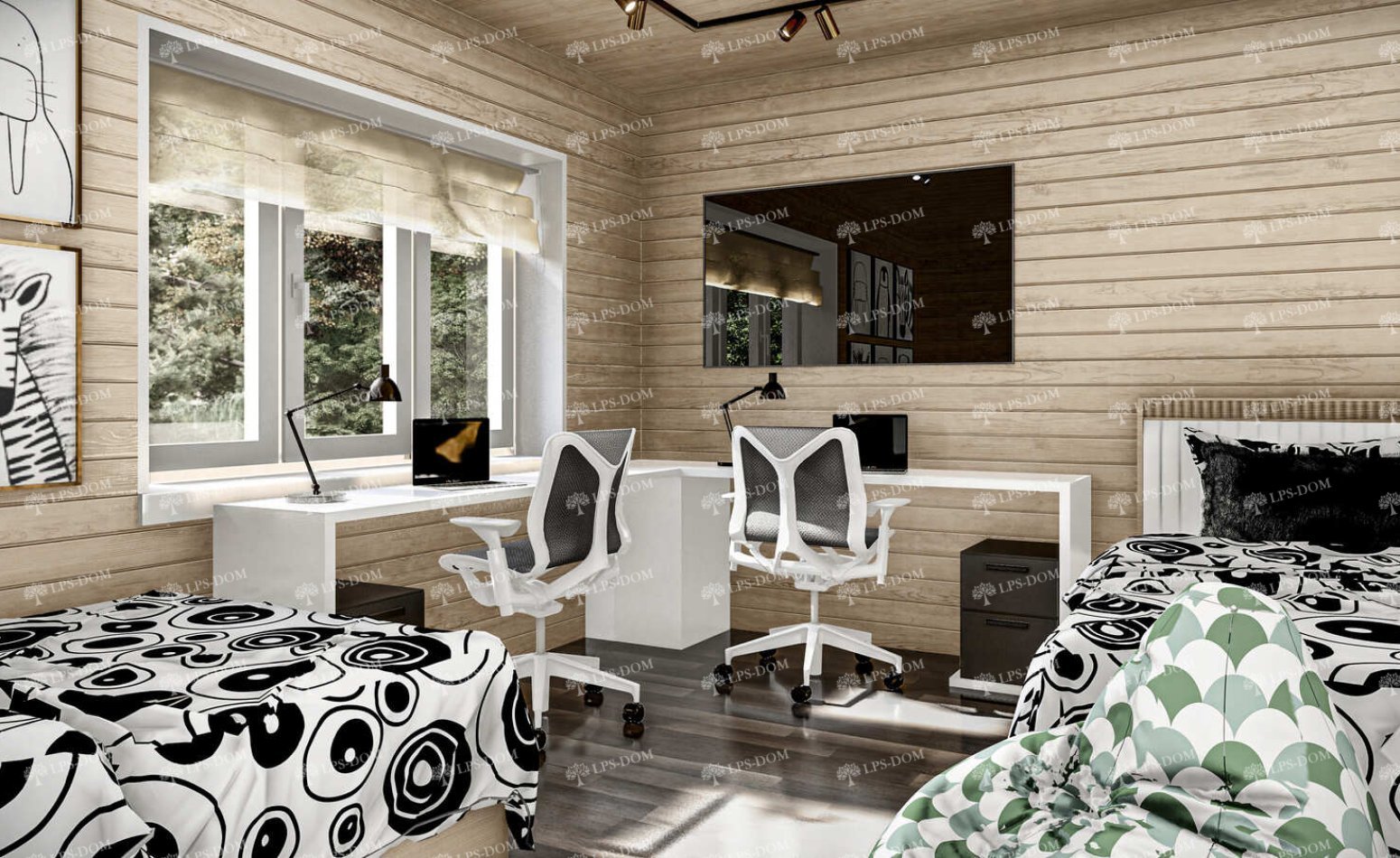 КАРКАСНЫЙ ДОМ ВИЧЕНЗА фото интерьера 12