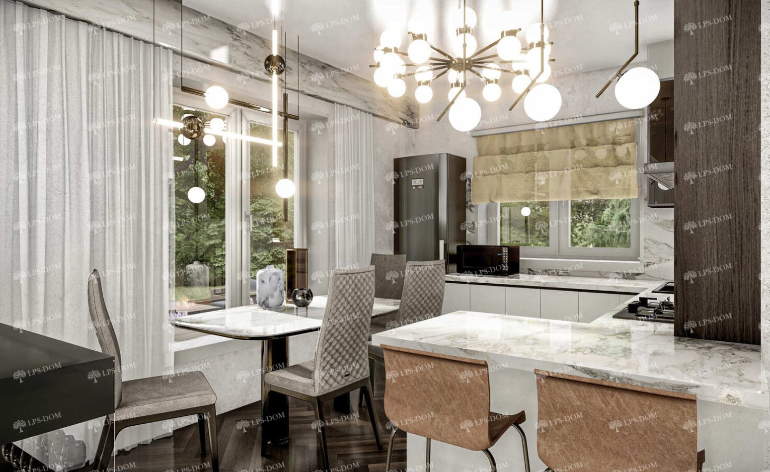 КАРКАСНЫЙ ДОМ ДЕЧИН фото интерьера 4