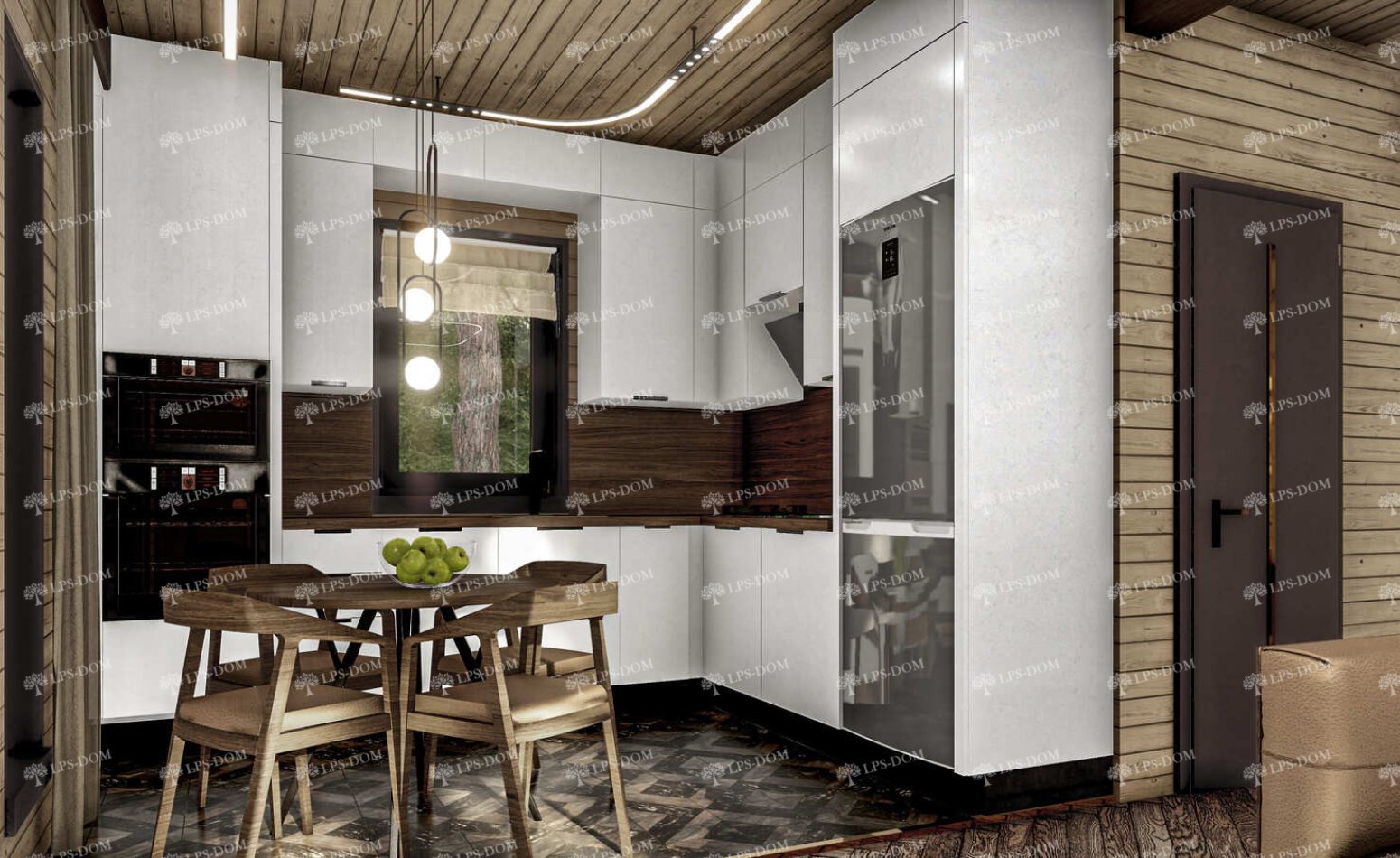 КАРКАСНЫЙ ДОМ КРОЛИ фото интерьера 7