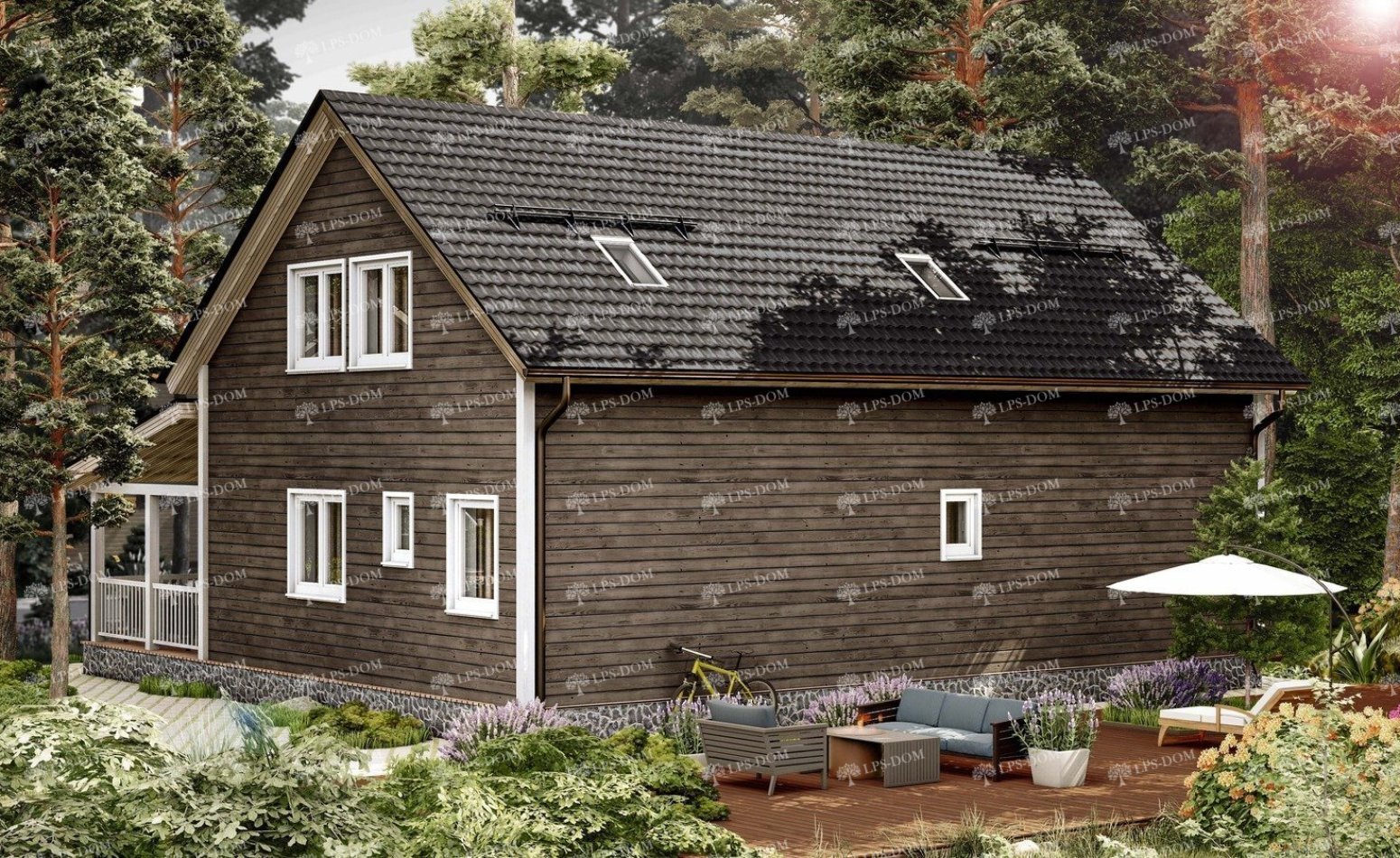 КАРКАСНЫЙ ДОМ ПЕРУДЖА фото 8