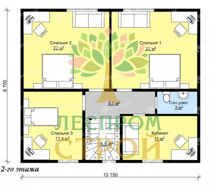 КАРКАСНЫЙ ДОМ БЕРЛИН планировка 2