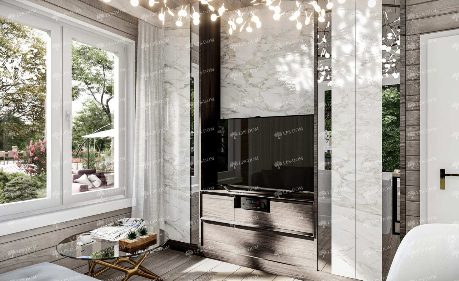 КАРКАСНЫЙ ДОМ ШОТ фото интерьера 3