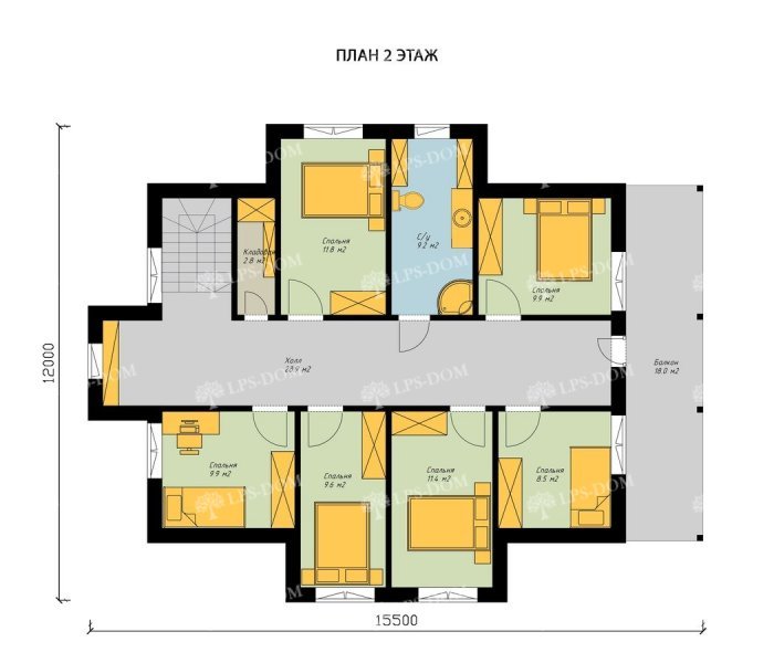 КАРКАСНЫЙ ДОМ ЛАСТОЧКИНО ГНЕЗДО планировка 2
