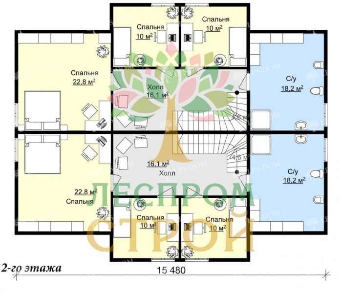 КАРКАСНЫЙ ДОМ ЛАС-ВЕГАС планировка 2