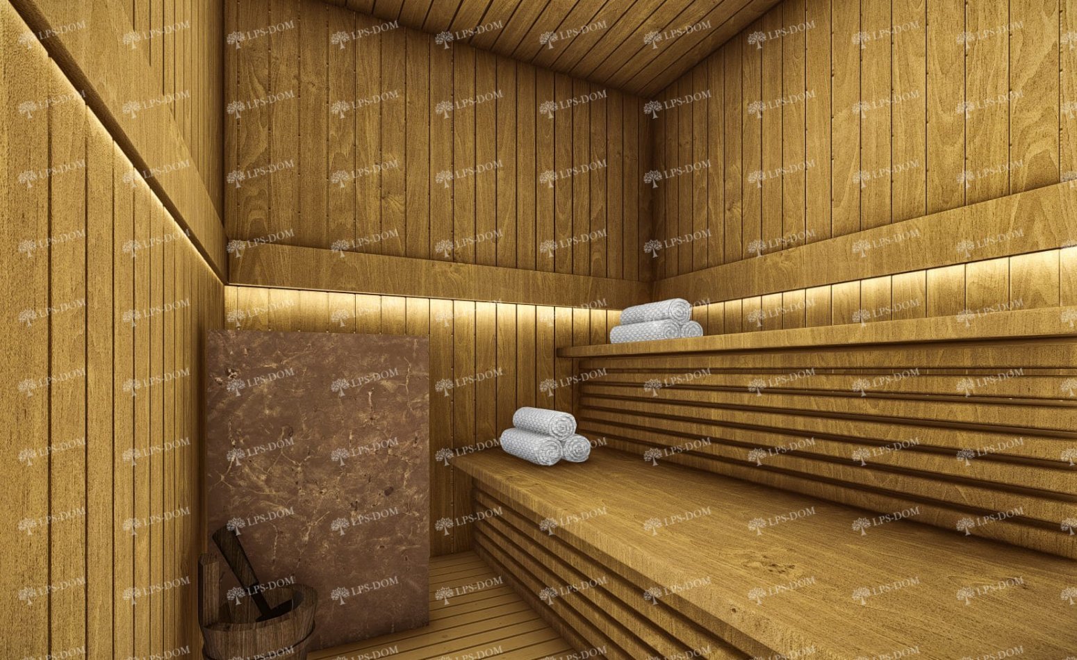 Баня Берген фото интерьера 4