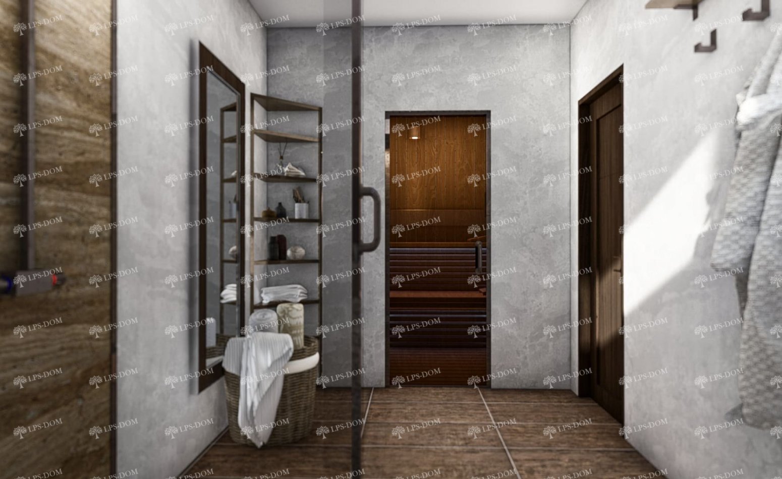 Баня Арендал фото интерьера 5