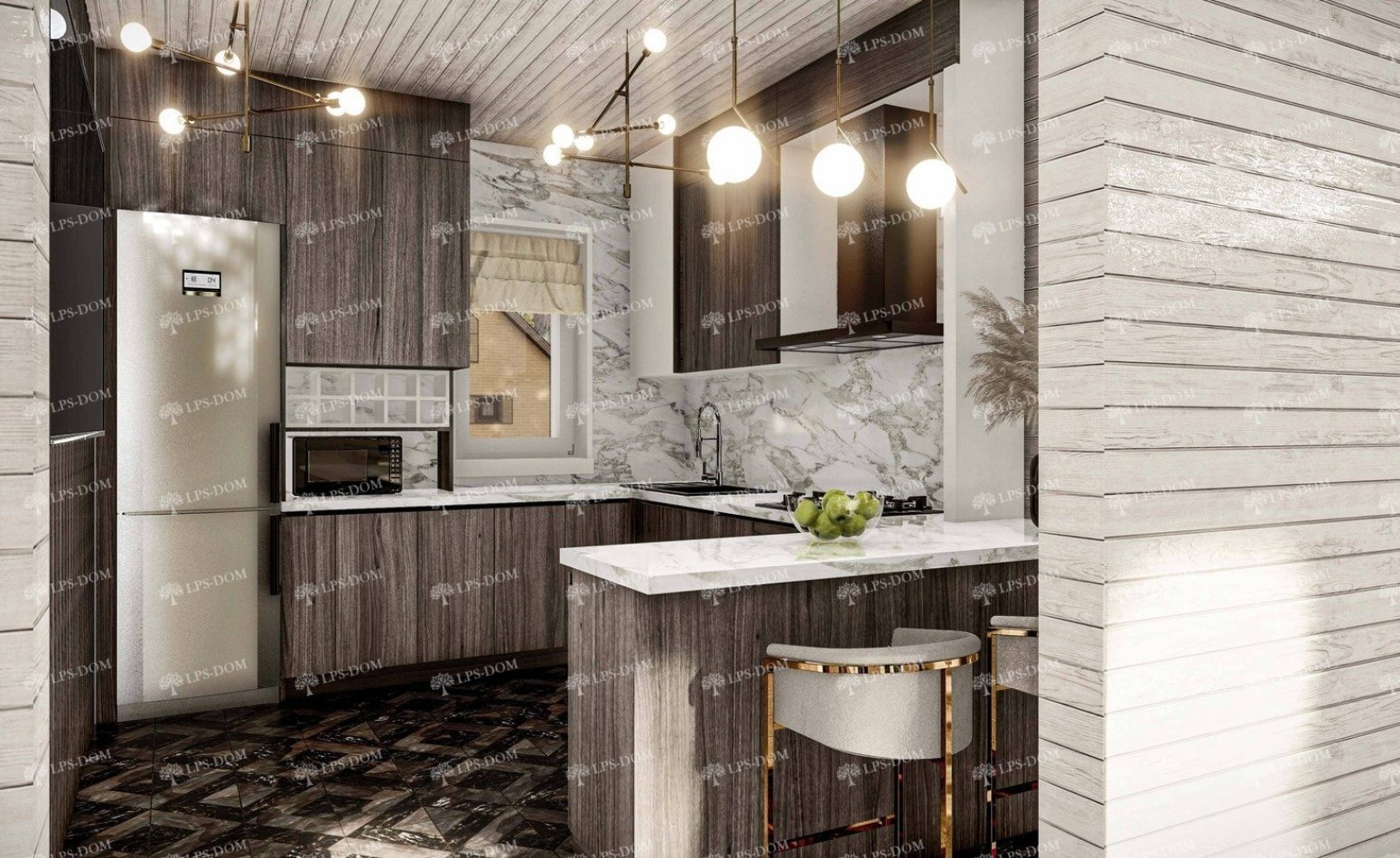 КАРКАСНЫЙ ДОМ БЕЙКЕР фото интерьера 4