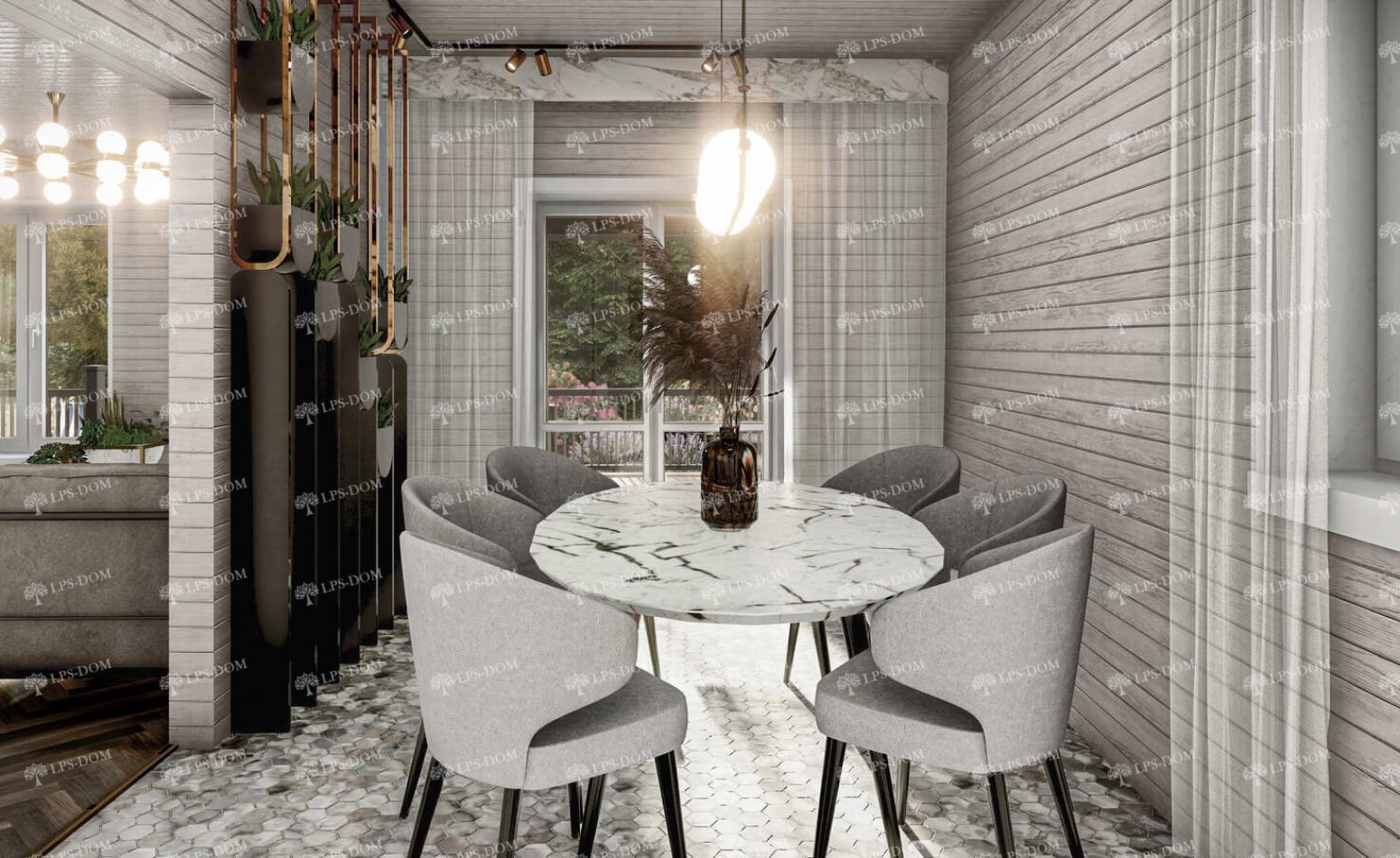 КАРКАСНЫЙ ДОМ ТРЕНТО фото интерьера 6