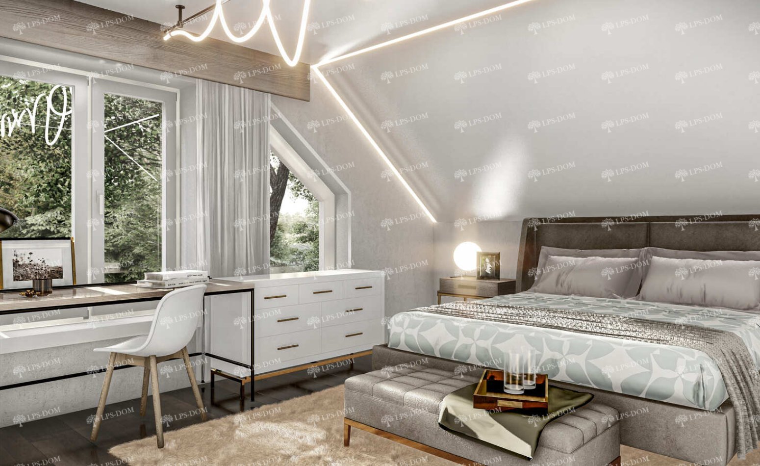 КАРКАСНЫЙ ДОМ БИРКА фото интерьера 13