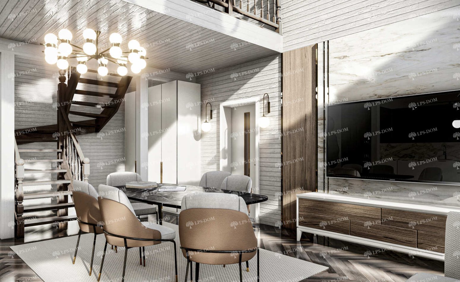 КАРКАСНЫЙ ДОМ КЕМПАР фото интерьера 6