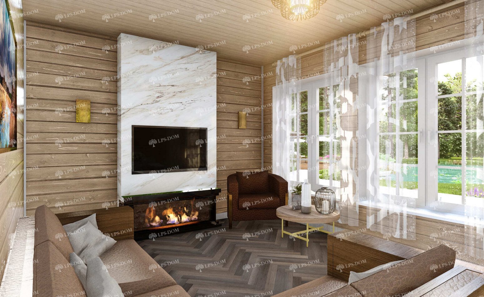 КАРКАСНЫЙ ДОМ АНТОНИ фото интерьера 7