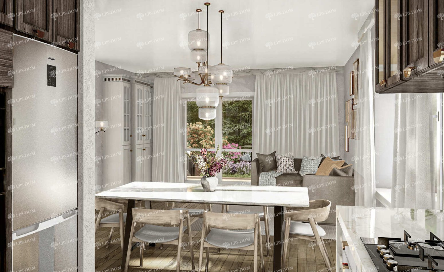 КАРКАСНЫЙ ДОМ КИОТО фото интерьера 3