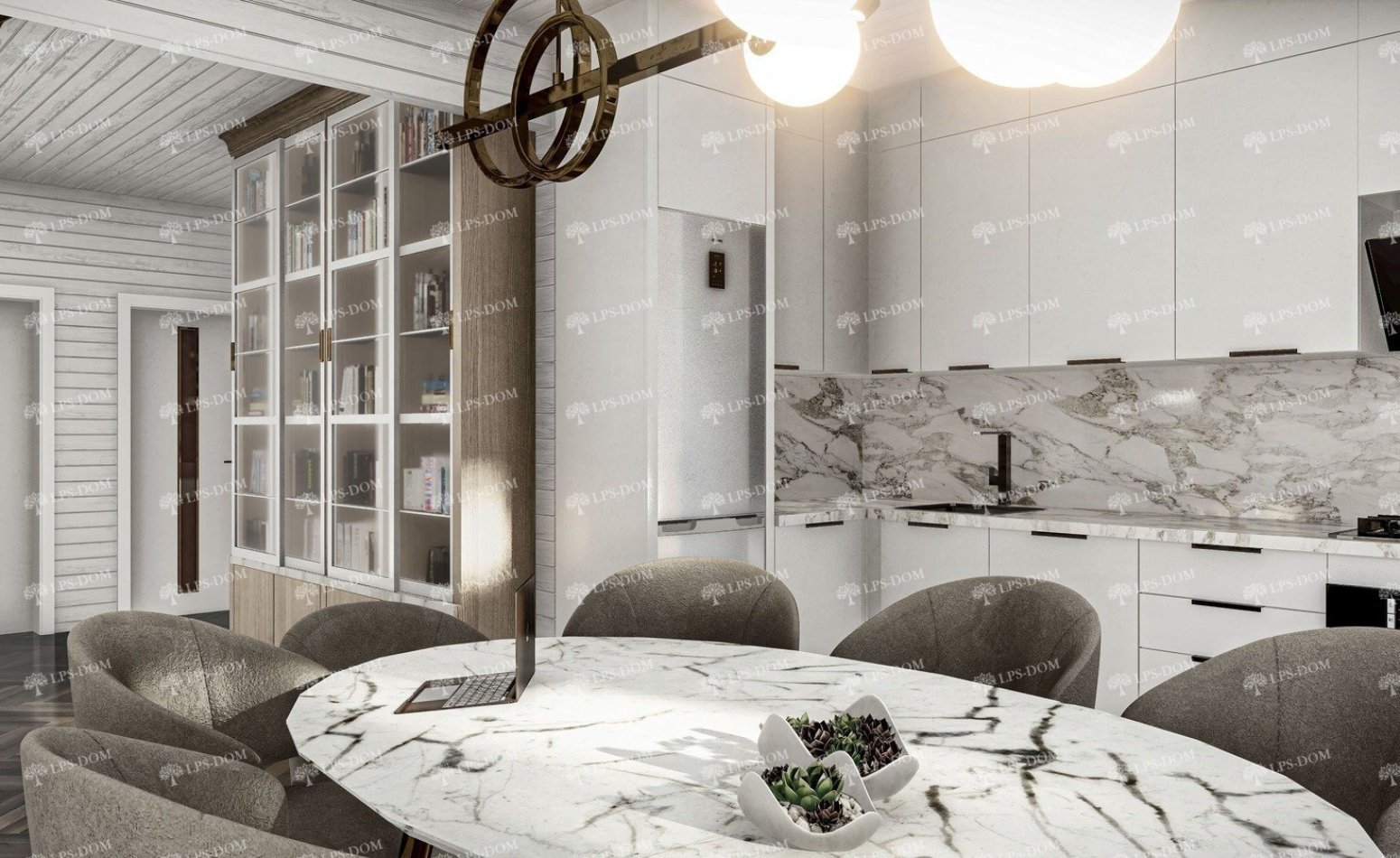 КАРКАСНЫЙ ДОМ ГРАЦ фото интерьера 5