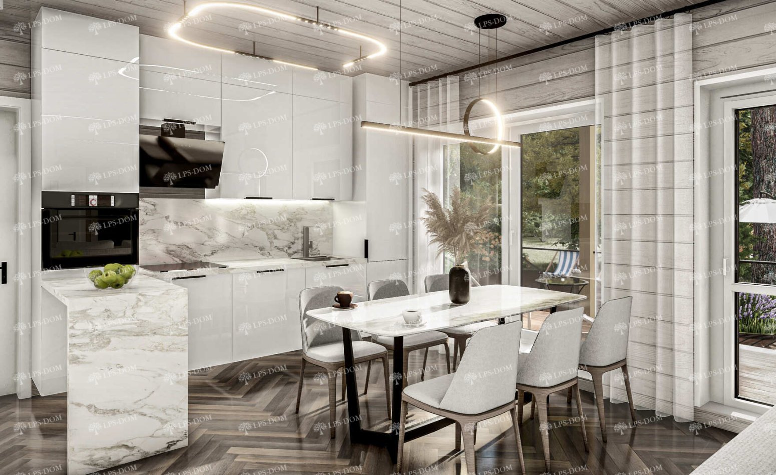 КАРКАСНЫЙ ДОМ РАГУЗА фото интерьера 14