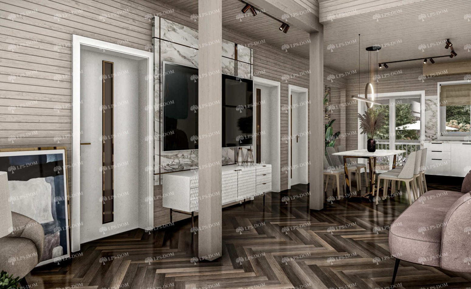 КАРКАСНЫЙ ДОМ НАРА фото интерьера 13