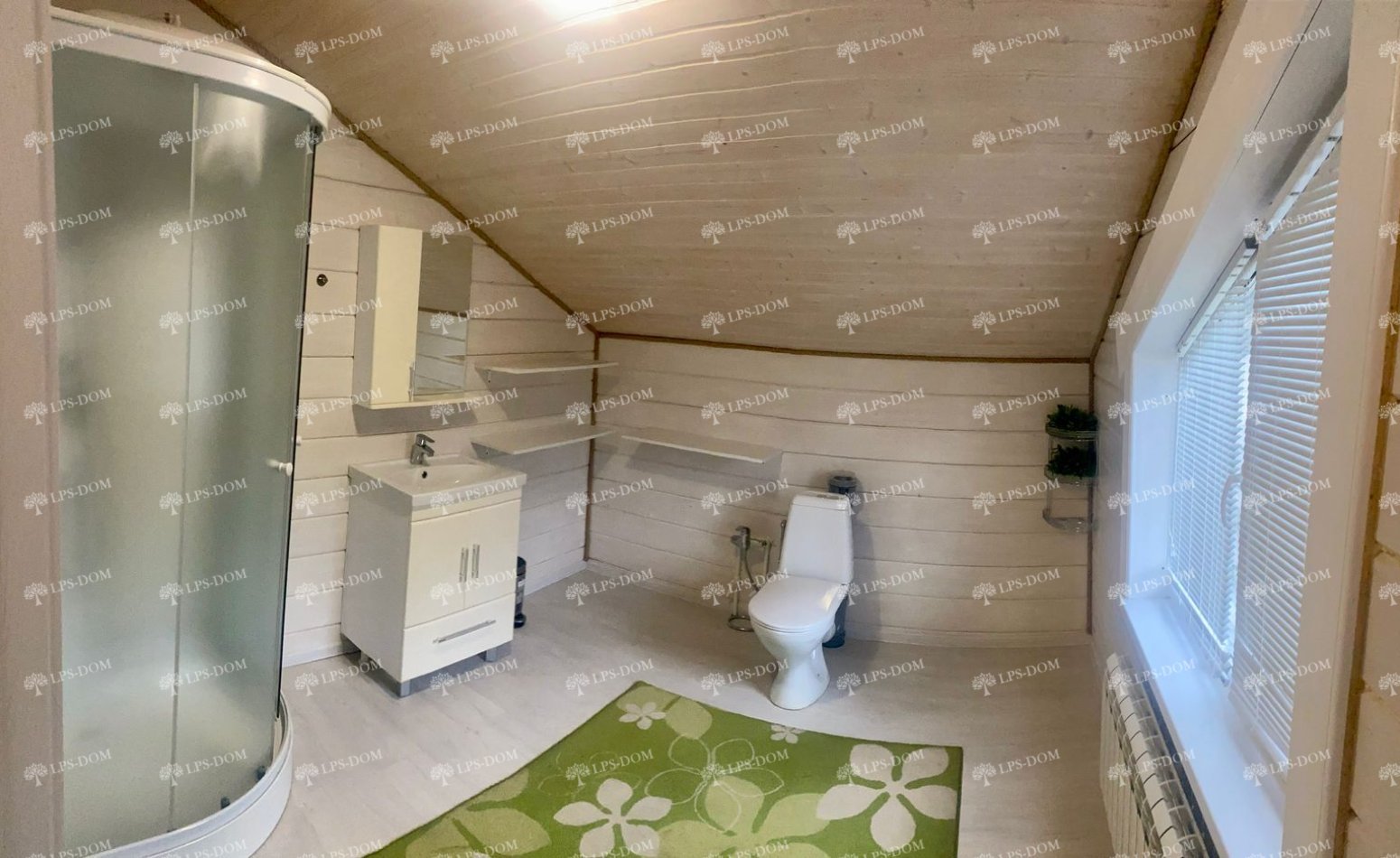 ДОМ ИЗ КЛЕЕНОГО БРУСА С УЧАСТКОМ У ЛЕСА С БАССЕЙНОМ фото интерьера 9