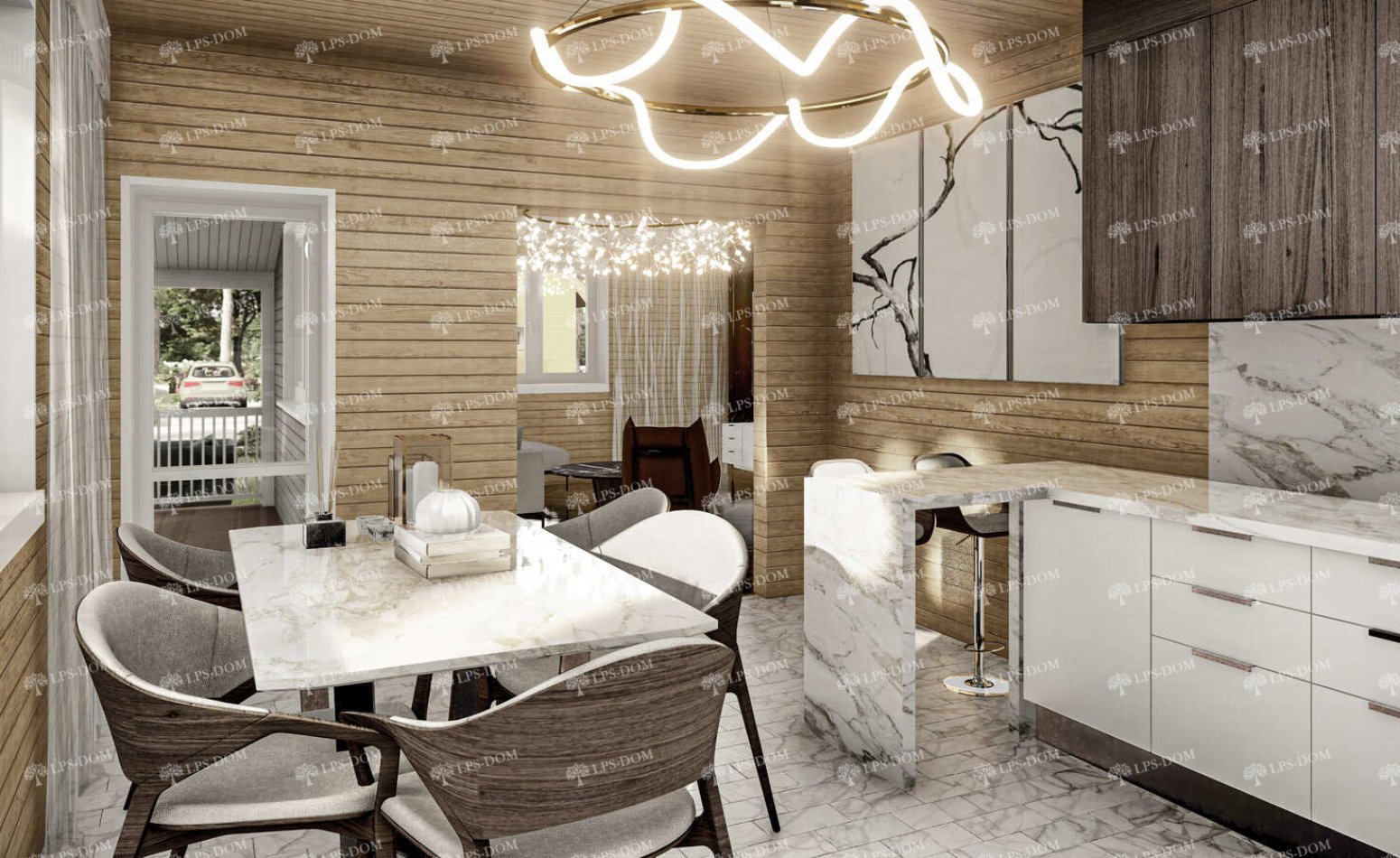 КАРКАСНЫЙ ДОМ НИККО фото интерьера 3