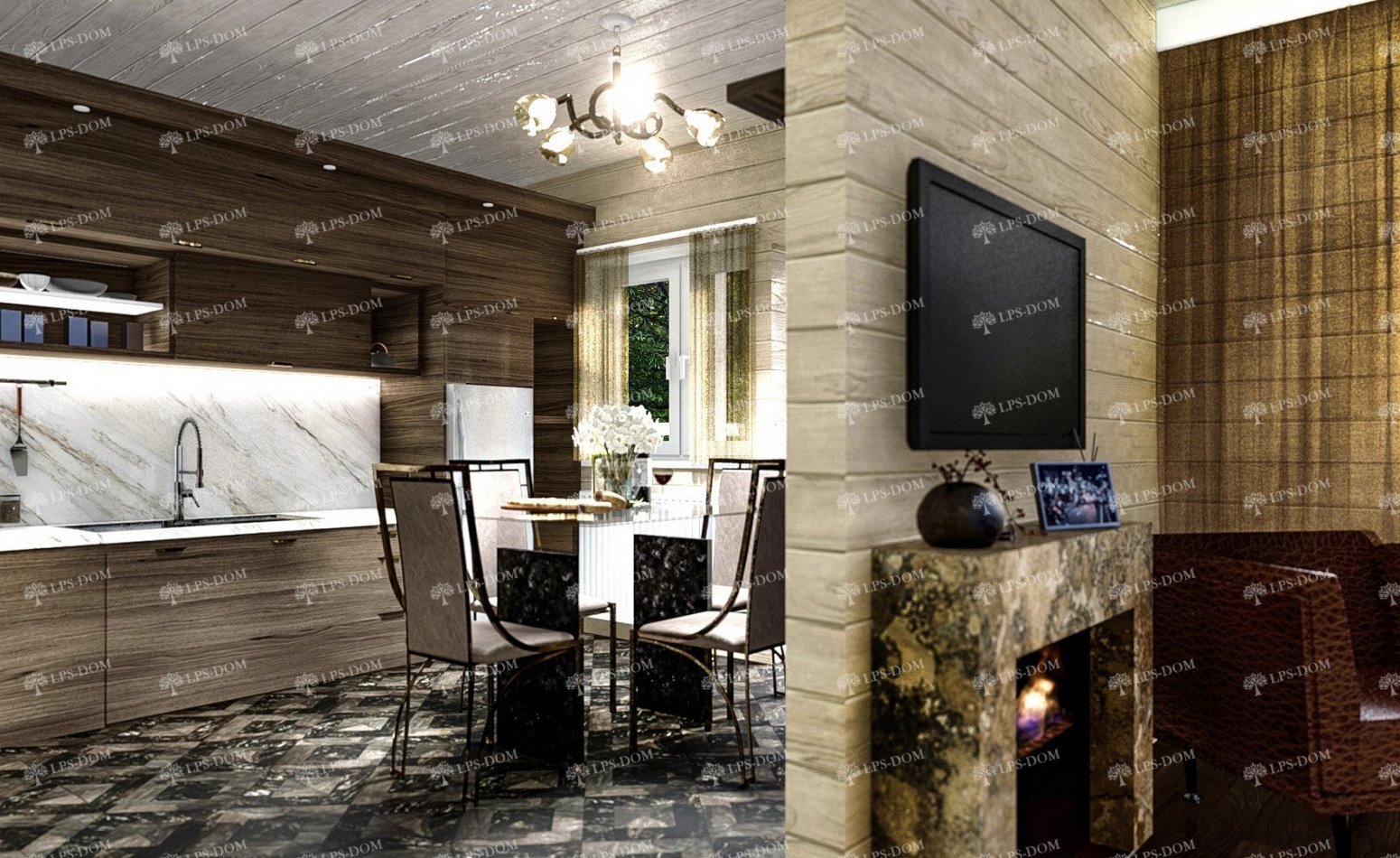 КАРКАСНЫЙ ДОМ МАНЧЕСТЕР фото интерьера 5