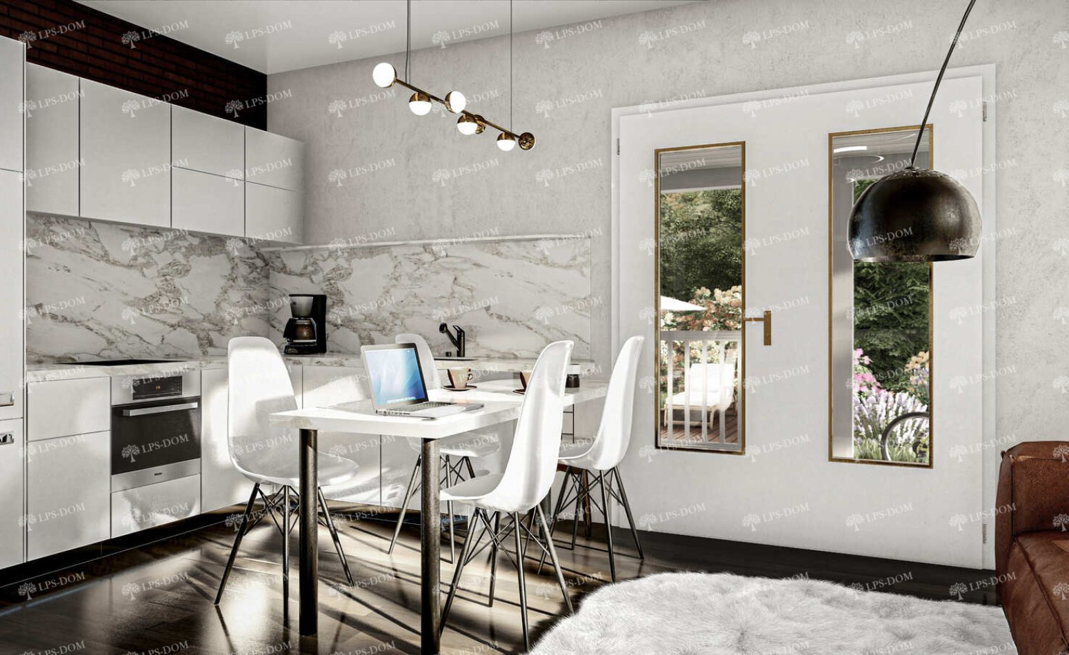 КАРКАСНЫЙ ДОМ ВАЛАНС фото интерьера 3