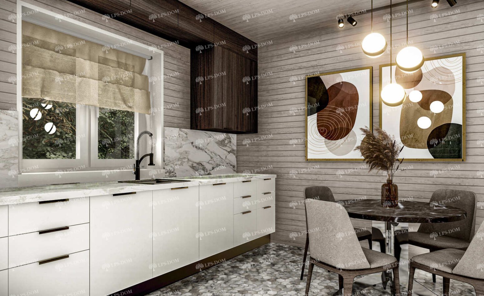 КАРКАСНЫЙ ДОМ САЛЕРНО фото интерьера 6