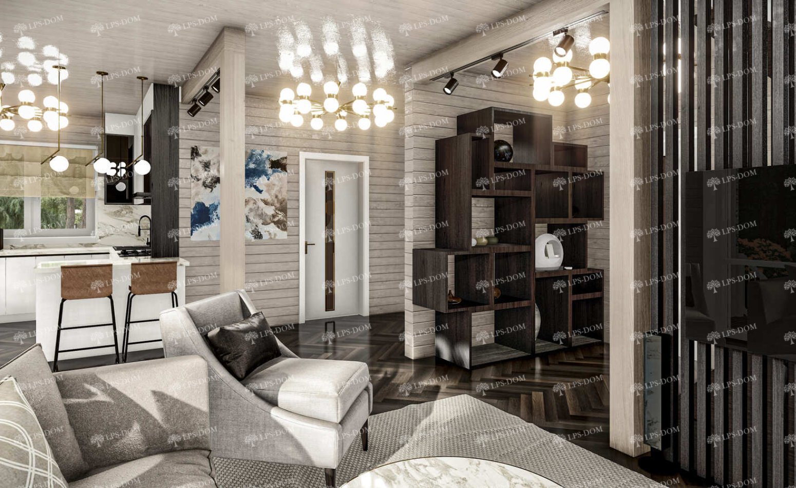 КАРКАСНЫЙ ДОМ ДЕЧИН фото интерьера 8