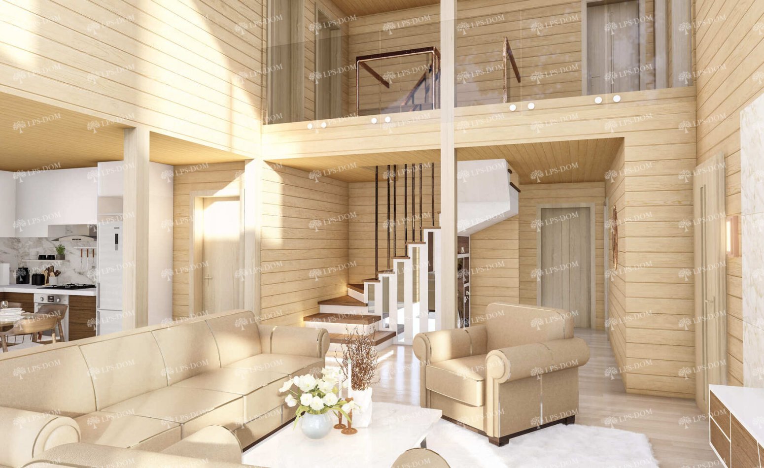 КАРКАСНЫЙ ДОМ ФЕРРАРА фото интерьера 5