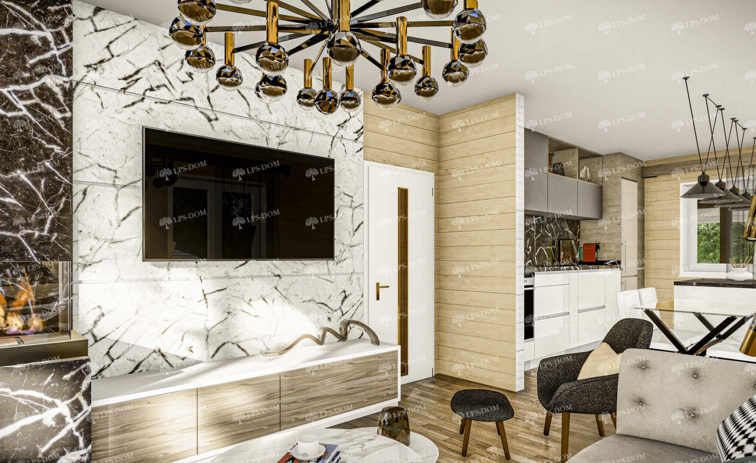 КАРКАСНЫЙ ДОМ ЛАГОС фото интерьера 4