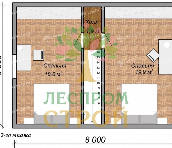 КАРКАСНЫЙ ДОМ ДАЧНЫЙ планировка 2