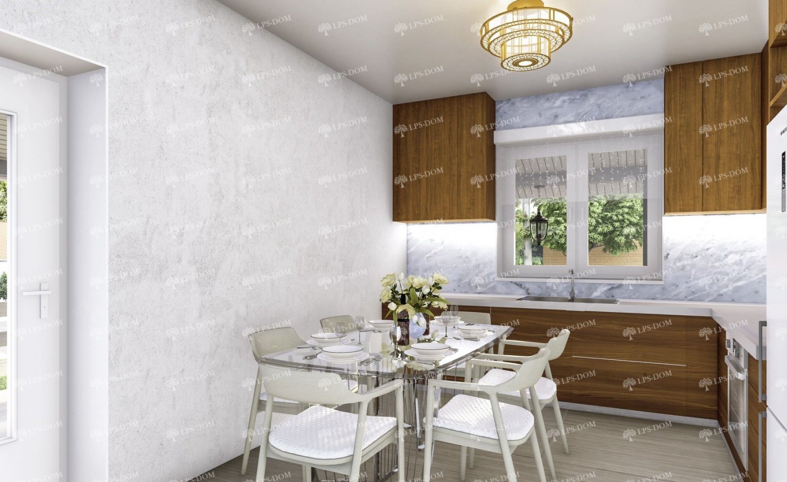 КАРКАСНЫЙ ДОМ КАГОСИМО фото интерьера 4