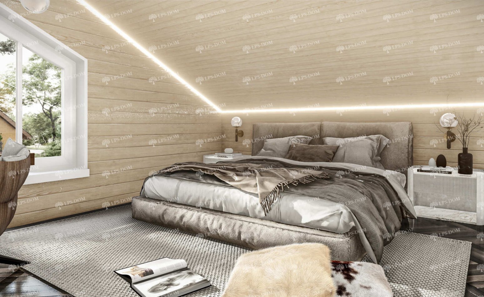 КАРКАСНЫЙ ДОМ БЕРЛИНГТОН фото интерьера 10