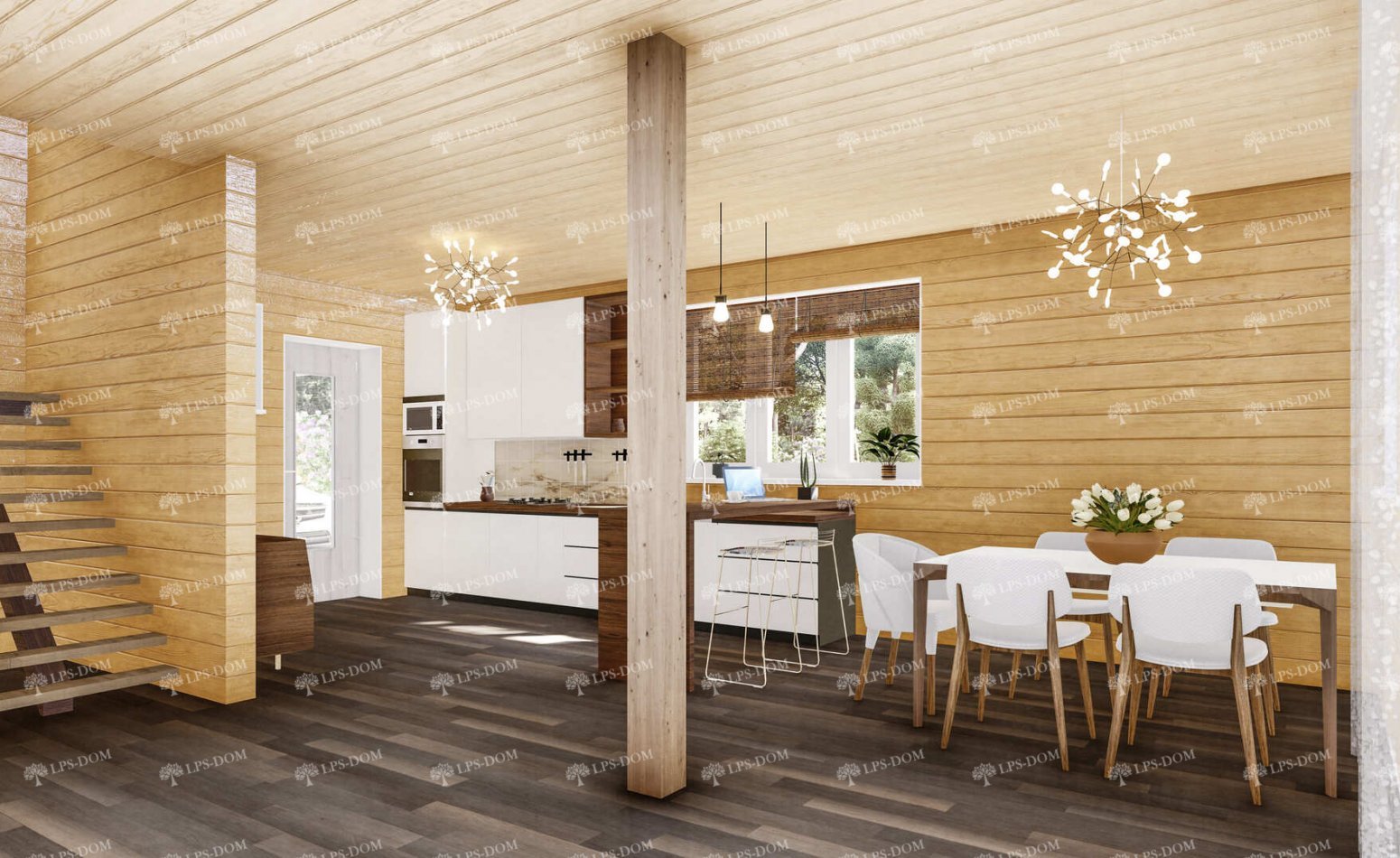 КАРКАСНЫЙ ДОМ АНДАЛУСИЯ фото интерьера 8